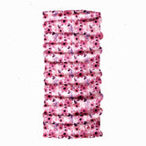 Neck Gaiter-Face Mask-Head Scarves-Headband-Pink Flowers Design Pink and White Bandana-Quality Gift Headwear Face Shield