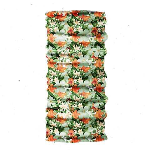 Neck Gaiter-Face Mask-Head Scarves-Headband-Bouquet-Green Bandana-Hair Scarf-Bandanna Flower Design Headwear-Face Shield