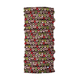 Neck Gaiter-Face Mask-Head Scarves-Headband-Muertos-Skull Design Red and Green Color Bandana-Quality Gift Headwear Face Shield