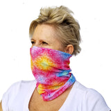 Neck Gaiter-Face Mask-Head Scarves-Headband-Floral Light Pink Bandana-Quality Gift Headwear-Face Shield