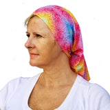 Neck Gaiter-Face Mask-Head Scarves-Headband-Floral Light Pink Bandana-Quality Gift Headwear-Face Shield