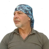 Neck Gaiter-Face Mask-Head Scarves-Headband-Scorpion Fish Design Blue Color Bandana-Quality Gift Headwear Face Shield