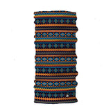 tribal orange bandana