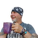 Skull Black Microfiber Beanie High Quality 100% Microfiber Perfect Fit One Size for all