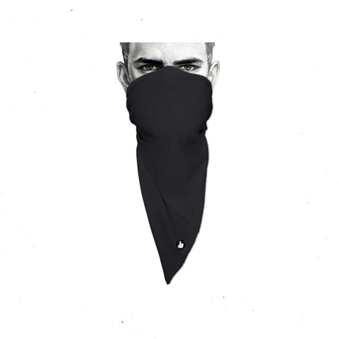 Black Triangle Bandana - Protective Face Shield - Colorful Neck Gaiter - Beautiful Scarf