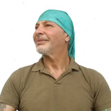 Neck Gaiter-Face Mask-Coolmax Bandana-Abstract Cyan-Green Color Bandana-Sports Bandana-Quality Gift Active Purpose Headwear Face Shield