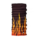 Neck Gaiter-Face Mask-Coolmax Bandana-Flames-Flame Design Bandana-Sports Wear-Quality Gift Active Purpose Headwear Face Shield