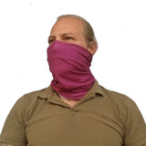 Neck Gaiter-Face Mask Coolmax Bandana-Abstract Violet Maroon Color Sports Wear-Quality Gift Active Purpose Headwear Face Shield