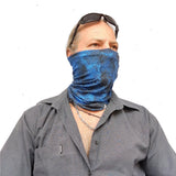 Neck Gaiter-Face Mask-Head Scarves-Headband-ACDC-Blue Color Bandana-Quality Gift Headwear Face Shield
