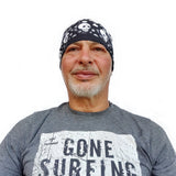 Skull Black Microfiber Beanie High Quality 100% Microfiber Perfect Fit One Size for all