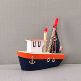 Wooden Ship Refrigerator Magnets - Handcrafted - Fishing Boat - Sail Ships