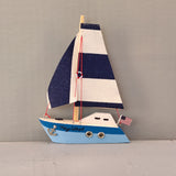 Wooden Ship Refrigerator Magnets - Handcrafted - Fishing Boat - Sail Ships