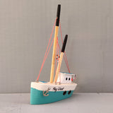 Wooden Ship Refrigerator Magnets - Handcrafted - Fishing Boat - Sail Ships