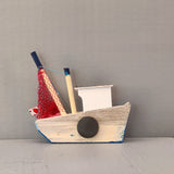 Wooden Ship Refrigerator Magnets - Handcrafted - Fishing Boat - Sail Ships