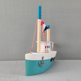 Wooden Ship Refrigerator Magnets - Handcrafted - Fishing Boat - Sail Ships