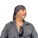 Neck Gaiter-Face Mask-Head Scarves-Headband-Kanthall Black and Gray Color Bandana-Quality Gift Headwear Face Shield