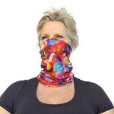 Neck Gaiter-Face Mask-Head Scarves-Headband-Leandros Colorful Bandana-Quality Gift Headwear Face Shield