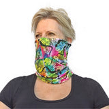 Neck Gaiter-Face Mask-Head Scarves-Headband-Lizard Design Colorful Bandana-Quality Gift Headwear Face Shield