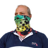 Neck Gaiter-Face Mask-Head Scarves-Headband-Bob Marley Design Face Shield-Yellow-Green and Red Bandana-Quality Gift Headwear Face Shield