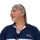 Neck Gaiter-Face Mask-Head Scarves-Headband-Muertos-Skull Design Red and Green Color Bandana-Quality Gift Headwear Face Shield