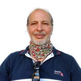 Neck Gaiter-Face Mask-Head Scarves-Headband-Muertos-Skull Design Red and Green Color Bandana-Quality Gift Headwear Face Shield