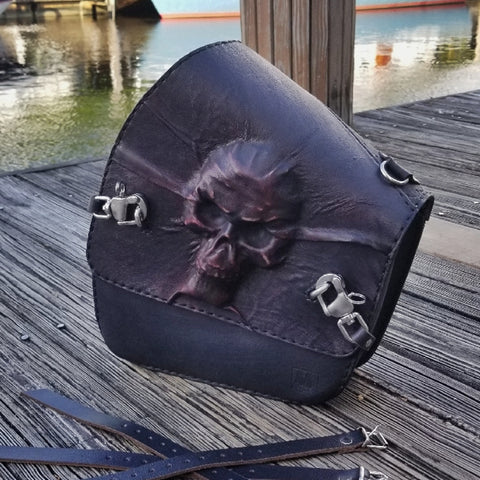 Handcrafted Vegetan Leather Motorcycle Side Bags (4050585092150)