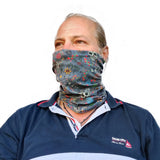 Ofrenda Bandana Classic - Blue Bandana - Head Scarves - Hair Bandana - Neck Gaiter - Hair Scarf